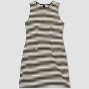 Everlane Dream Shift Dress XL in Parchment and Black NWT
